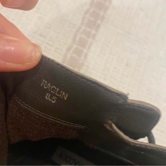 Steve Madden Raglin Heeled Leather Booties in Stone (Size 8.5) - Picture 5 of 10